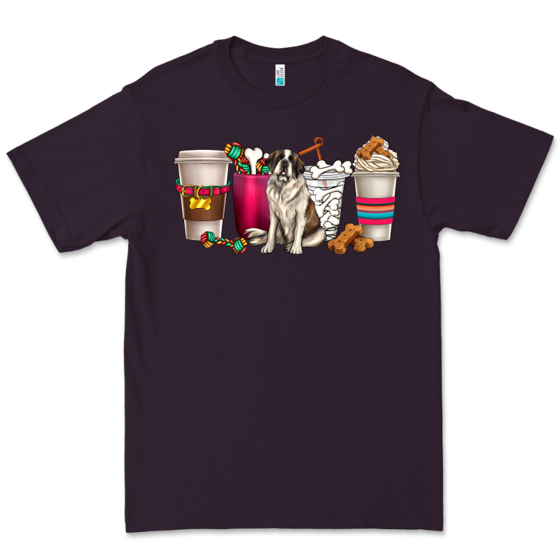 St. Bernard Dog Coffee Cups Premium Tee by texasbilliewilder | Teevron