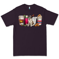 Plum st. bernard dog coffee cups Premium Tee - texasbilliewilder