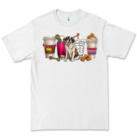 White st. bernard dog coffee cups Premium Tee - texasbilliewilder