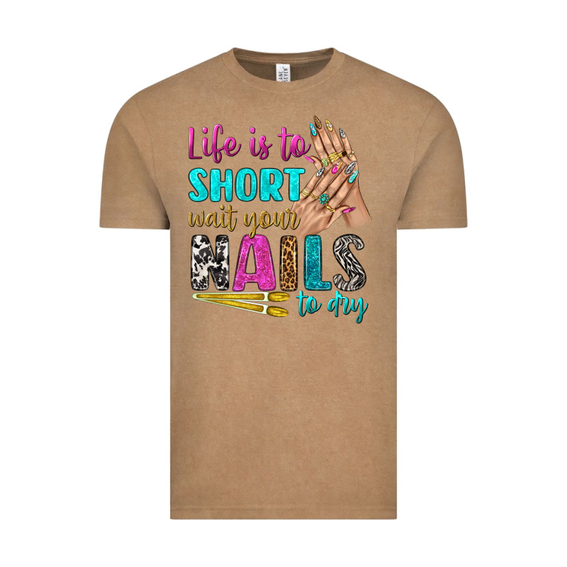 Life Is To Short Wait Your Nails To Dry Bbs Vintage Tee by BundleAndBundleShop | Teevron