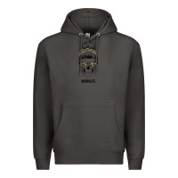 Smoke Feminine Camouflage Patterned Mom Skull Premium Hoodie - Bettercallsaul