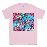 Bubblegum Pink dentist element with flowers Classic Tee - AdoDesignShop