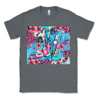 Charcoal Heather dentist element with flowers Classic Tee - AdoDesignShop