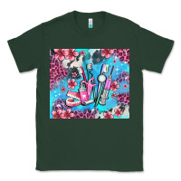 Sports Green dentist element with flowers Classic Tee - AdoDesignShop