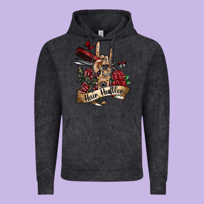 Hair Hustler 3 Vintage Hoodie Designed By Sublimationcraftshop