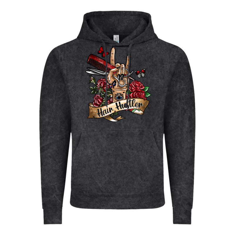 Hair Hustler 3 Vintage Hoodie by SublimationCraftShop | Teevron