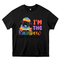 Black i'm the rainbow sheep of the family Heavy Core Tee - MaliasSmallBusiness