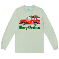 Merry Christmas Truck Gnomes Long Sleeve Tee | Teevron