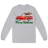 Moon Dust merry christmas truck gnomes Long Sleeve Tee - AdoDesignShop