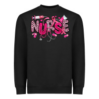 Black breast cancer nurse Heavyweight Sweatshirt - JahusDesignShop