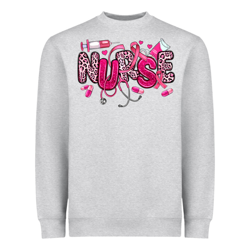 Breast Cancer Nurse Heavyweight Sweatshirt by JahusDesignShop | Teevron