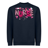 Navy breast cancer nurse Heavyweight Sweatshirt - JahusDesignShop