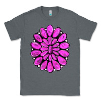 Charcoal Heather pink gemstone Classic Tee - RanaPortraitStore