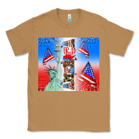 Toasted Coconut american flag  and america Classic Tee - AdoDesignShop