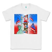 White american flag  and america Classic Tee - AdoDesignShop