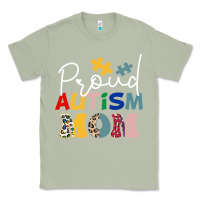 Matcha Proud Autism Mom Leopard Pattern Design Autism Awa Classic Tee - CowhideDigitalArt