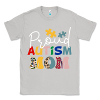 Moon Dust Proud Autism Mom Leopard Pattern Design Autism Awa Classic Tee - CowhideDigitalArt