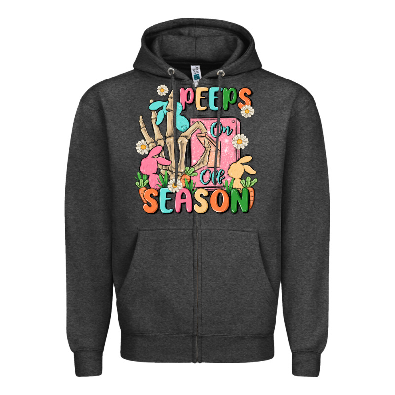 Peeps Season Mode On Zipper Hoodie by MaliasSmallBusiness | Teevron