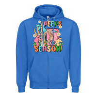 True Royal peeps season mode on Zipper Hoodie - MaliasSmallBusiness