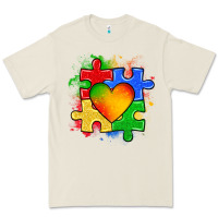 Bone autism puzzle pieces heart Premium Tee - Zillion Design Studio