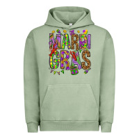 Pigment Oil Green Mardi Gras Urban Hoodie - HowdyJamesFarm