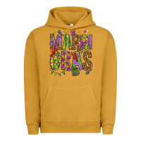 Pigment Peanut Butter Mardi Gras Urban Hoodie - HowdyJamesFarm