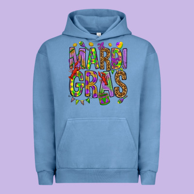 Mardi Gras Urban Hoodie Designed By Howdyjamesfarm