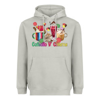 Moon Dust cafecito y chisme coffee cups Heavyweight Hoodie - MaliasSmallBusiness