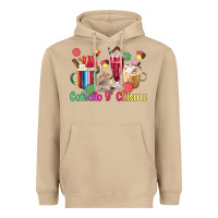 Mushroom cafecito y chisme coffee cups Heavyweight Hoodie - MaliasSmallBusiness