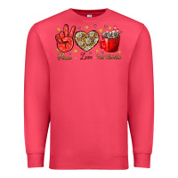 Cardinal Peace Love Hot Chocolate Premium Sweatshirt - BundleAndBundleShop