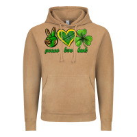 Vintage Camel peace love luck st. patricks day nePeace love luck Vintage Hoodie - Neo Western