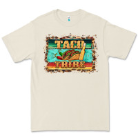 Bone taco tribe western background Premium Tee - BarkalooDesign