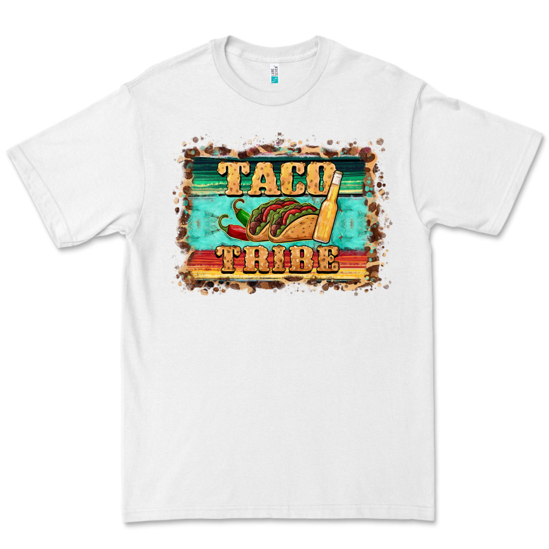 Taco Tribe Western Background Premium Tee by BarkalooDesign | Teevron