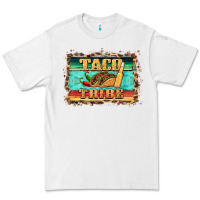 White taco tribe western background Premium Tee - BarkalooDesign