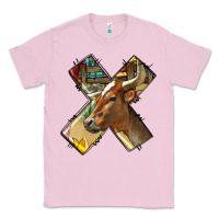 Bubblegum Pink farm life alphabet lowercase letters x Classic Tee - BundleAndBundleShop
