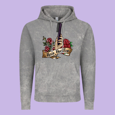 Hair Hustler 4 Vintage Hoodie Designed By Sublimationcraftshop