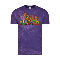 Cloud Purple blessed afro woman hands Vintage Tee - AdoDesignShop