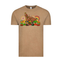 Vintage Coffee blessed afro woman hands Vintage Tee - AdoDesignShop