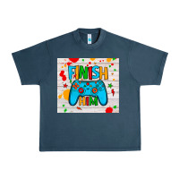 Midnight Navy finish him Urban Heavy Tee - JahusDesignShop