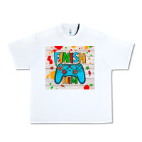 White finish him Urban Heavy Tee - JahusDesignShop