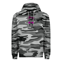 Slate Camo Purple Glitter, Leopard Patterned Mom Skull Premium Hoodie - Bettercallsaul