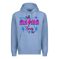 Colony Blue mama tour front Premium Hoodie - JahusDesignShop