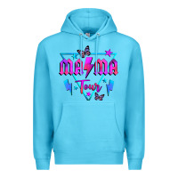 Ocean Blue mama tour front Premium Hoodie - JahusDesignShop