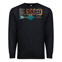 Black Blessed Life Premium Sweatshirt - BundleAndBundleShop