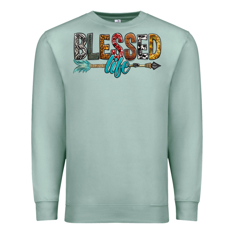 Blessed Life Premium Sweatshirt by BundleAndBundleShop | Teevron