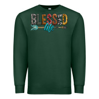Sports Green Blessed Life Premium Sweatshirt - BundleAndBundleShop