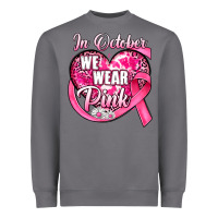 Storm in october we wear pink heart Heavyweight Sweatshirt - JahusDesignShop