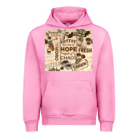 Fuchsia Pink coffee is a cup of hope Urban Hoodie - TumblerDesignByShophia