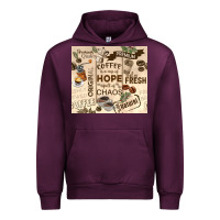 Mauve Wine coffee is a cup of hope Urban Hoodie - TumblerDesignByShophia
