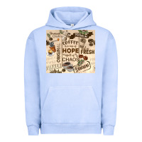 Pigment Grape Ice coffee is a cup of hope Urban Hoodie - TumblerDesignByShophia